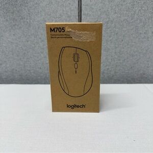 Logitech M705 Marathon Wireless Optical Mouse 
Buttons Black